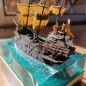 Sea of Thieves Diorama Galeón de esqueletos