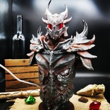 Busto de armadura daédrica de Skyrim