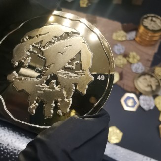 24K Gold Sea of Thieves Coin (Limited and Numbered Edition with display)