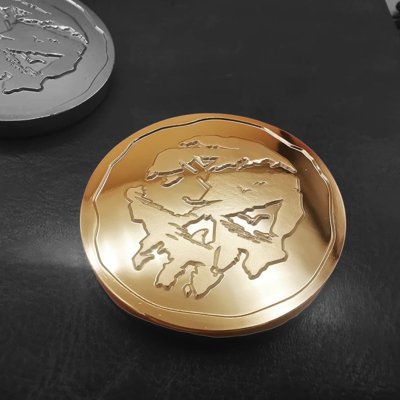 Sea of Thieves Coin in 24K gold